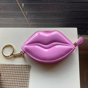 Victoria’s Secret pink lip coin purse
